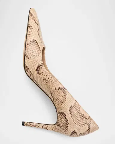Stuart Weitzman 85mm Stuart Power Snake-Embossed Leather Pumps | Thumbnail 5 Stuart Weitzman 85mm Stuart Power Snake-Embossed Leather Pumps | Thumbnail 5