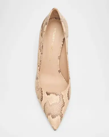 Stuart Weitzman 85mm Stuart Power Snake-Embossed Leather Pumps | Thumbnail 6 Stuart Weitzman 85mm Stuart Power Snake-Embossed Leather Pumps | Thumbnail 6