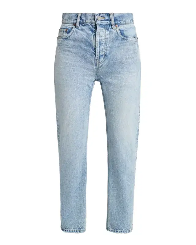 90 's High-Rise Cropped Slim Jeans