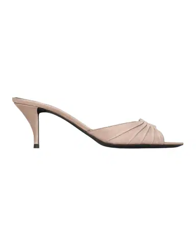 Saint Laurent 75mm Corvara YSL Leather Mule Pumps | Thumbnail 1