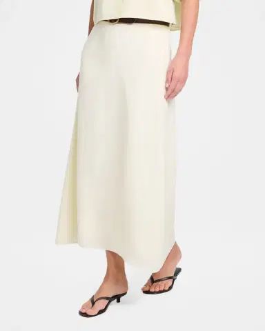 TWP The A-Line Linen Skirt | Thumbnail 3 TWP The A-Line Linen Skirt | Thumbnail 3