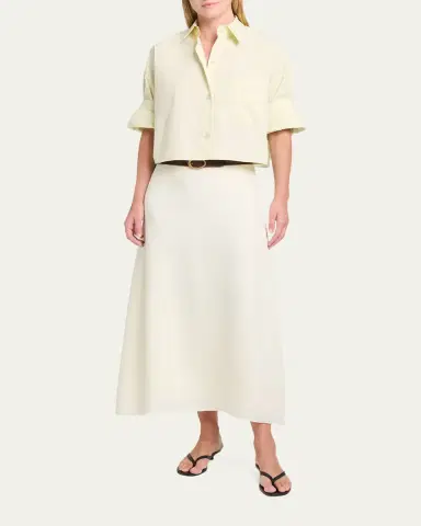 TWP The A-Line Linen Skirt | Thumbnail 6 TWP The A-Line Linen Skirt | Thumbnail 6