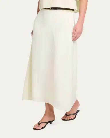TWP The A-Line Linen Skirt | Thumbnail 8 TWP The A-Line Linen Skirt | Thumbnail 8