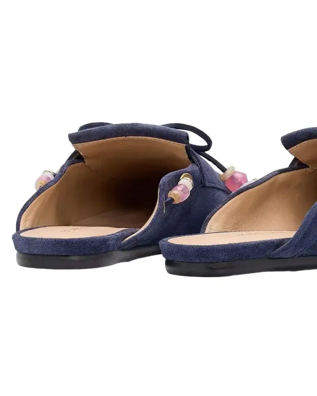 Majorca Tinsley Suede Moccasin Mules
