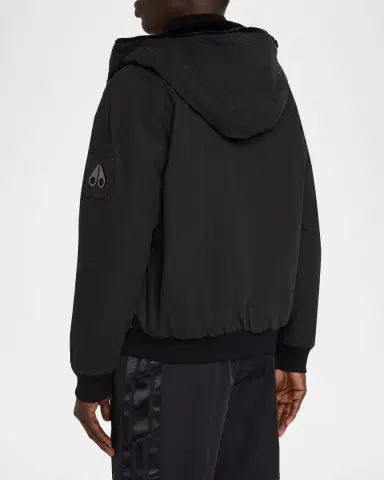 Moose Knuckles Men's Roland Reversible Bunny Full-Zip Hoodie | Thumbnail 3 Moose Knuckles Men's Roland Reversible Bunny Full-Zip Hoodie | Thumbnail 3