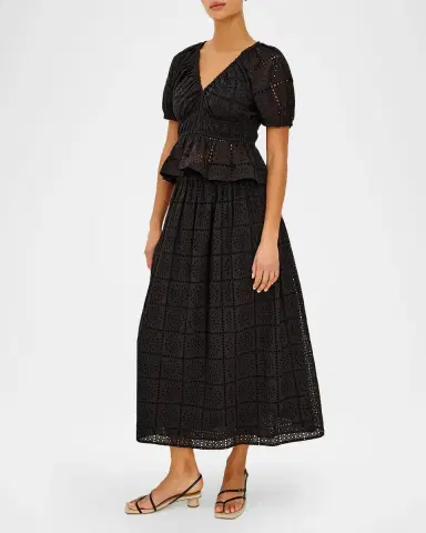 Rails Dax Cotton Eyelet Maxi Skirt | Thumbnail 2