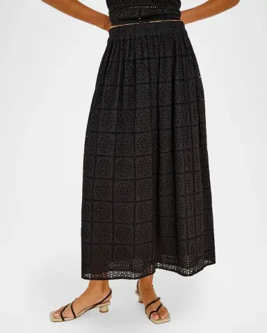 Rails Dax Cotton Eyelet Maxi Skirt | Thumbnail 4