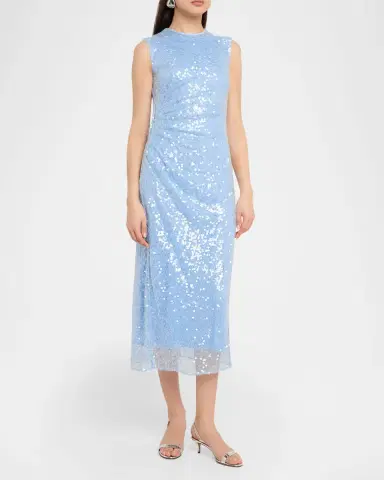 Veronica Beard Kimberly Sequined Midi Dress | Thumbnail 4 Veronica Beard Kimberly Sequined Midi Dress | Thumbnail 4