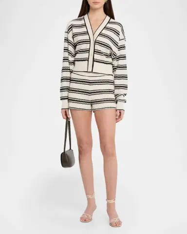 Ramy Brook Romy Striped Crochet Cardigan | Thumbnail 2 Ramy Brook Romy Striped Crochet Cardigan | Thumbnail 2