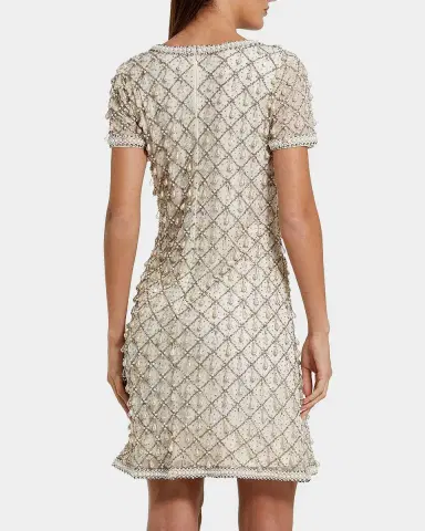 Mac Duggal Beaded Embellished Minidress | Thumbnail 2 Mac Duggal Beaded Embellished Minidress | Thumbnail 2