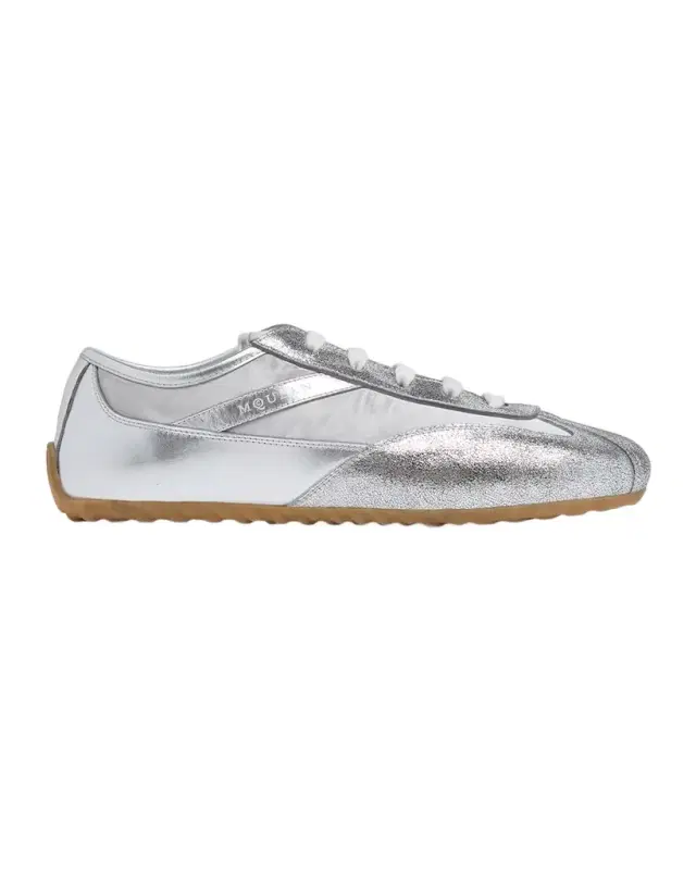 McQueen Men 's Boxe Leather & Nylon Low-Top Sneakers