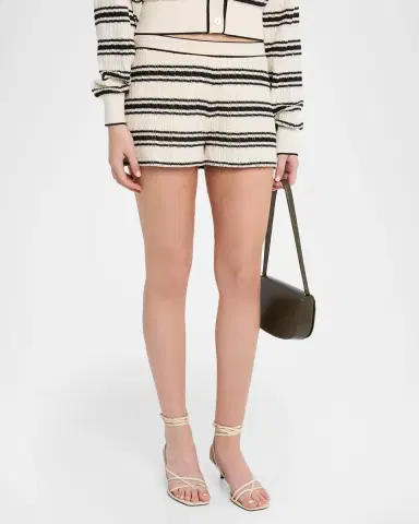 Ramy Brook Olympia Striped Crochet Shorts | Thumbnail 4 Ramy Brook Olympia Striped Crochet Shorts | Thumbnail 4