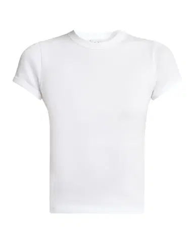 Saint Laurent Cassandre Short-Sleeve Rib-Knit T-Shirt | Thumbnail 1 Saint Laurent Cassandre Short-Sleeve Rib-Knit T-Shirt | Thumbnail 1