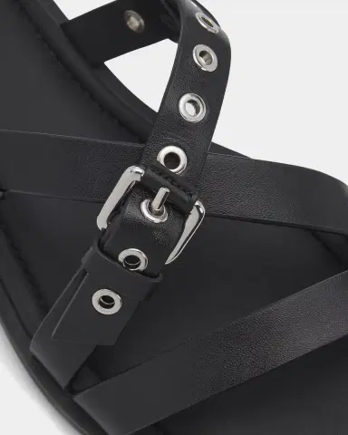 Rag & Bone Harlow Leather Strappy Flat Sandals | Thumbnail 3 Rag & Bone Harlow Leather Strappy Flat Sandals | Thumbnail 3