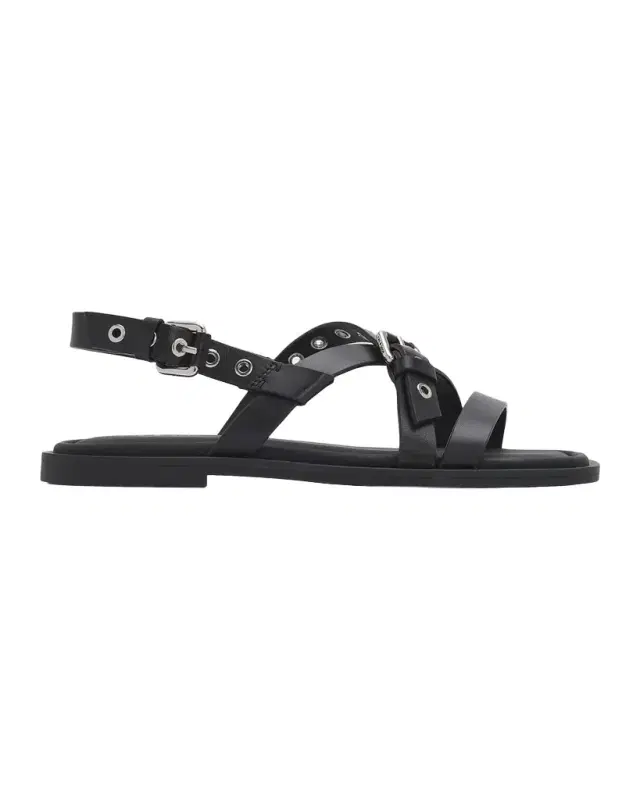 Rag & Bone Harlow Leather Strappy Flat Sandals