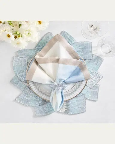 Kim Seybert Tidal Beaded Placemat | Thumbnail 4 Kim Seybert Tidal Beaded Placemat | Thumbnail 4