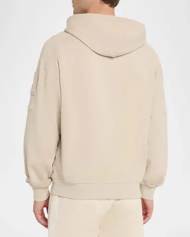 Moose Knuckles Men 's Downtown French Terry Hoodie | Thumbnail 3 Moose Knuckles Men 's Downtown French Terry Hoodie | Thumbnail 3