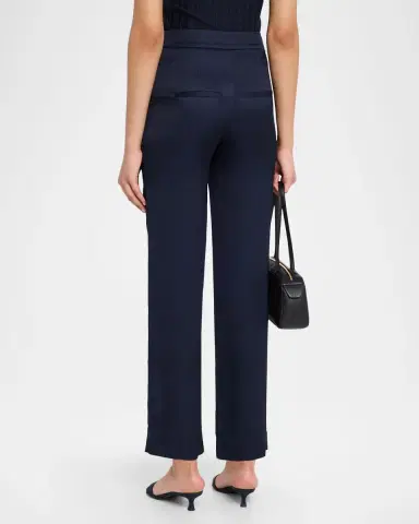 Veronica Beard Brixton Straight-Leg Pants | Thumbnail 3