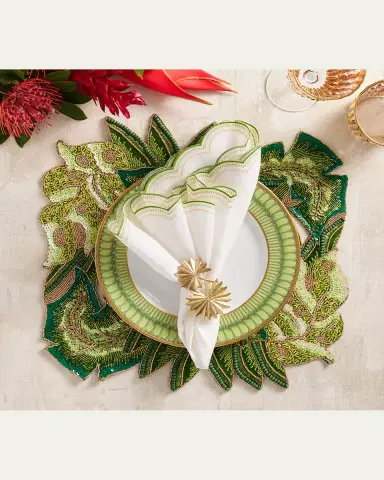 Kim Seybert Calypso Beaded Placemat | Thumbnail 2 Kim Seybert Calypso Beaded Placemat | Thumbnail 2