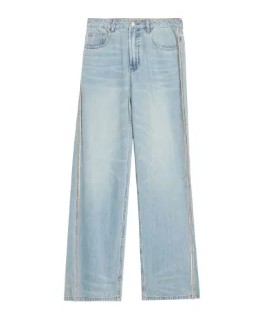 JBQ Palmer Fringe Wide-Leg Jeans | Thumbnail 1 JBQ Palmer Fringe Wide-Leg Jeans | Thumbnail 1
