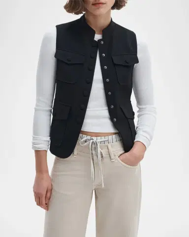 Rag & Bone Mercer Ponte Knit Vest | Thumbnail 4