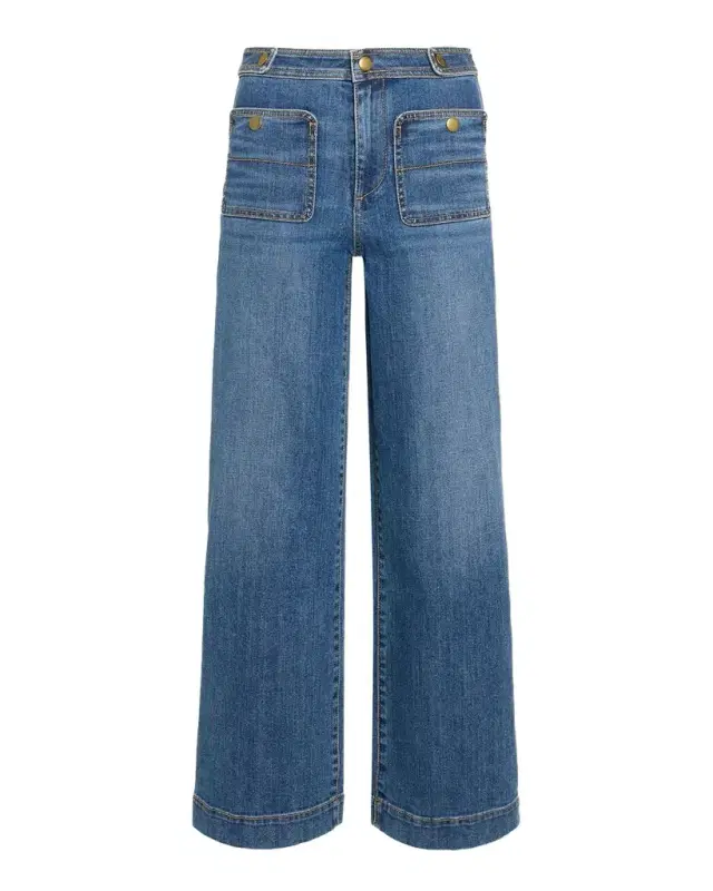 Gemma Mid-Rise Cropped Jeans