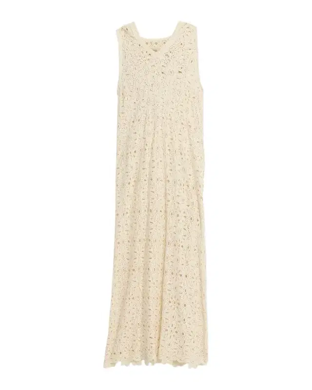 JBQ Lainey Hooded Crochet Maxi Dress