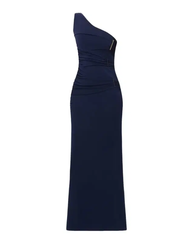 Herve Leger The Irie Asymmetric Gown