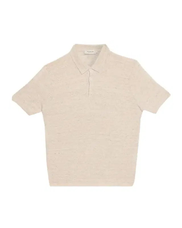 Bugatchi Men 's Linen 3-Button Knit Polo Shirt
