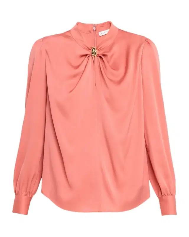 Elie Tahari Stretch-Silk Blouse