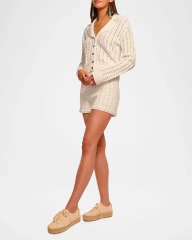 Ramy Brook Penny Bauble Knit Mini Shorts | Thumbnail 2 Ramy Brook Penny Bauble Knit Mini Shorts | Thumbnail 2