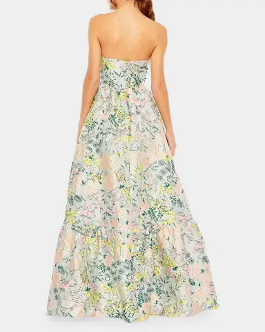 Mac Duggal Floral Brocade Ball Gown | Thumbnail 3 Mac Duggal Floral Brocade Ball Gown | Thumbnail 3