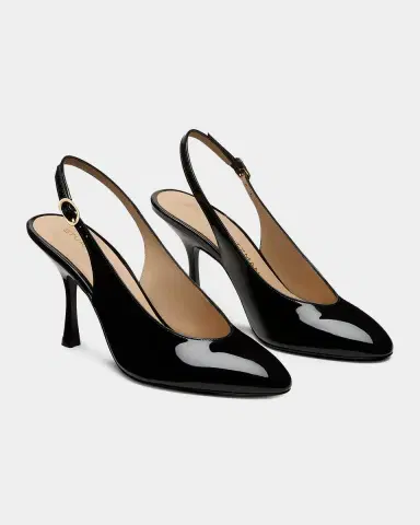Stuart Weitzman 85mm Madison Patent Leather Slingback Pumps | Thumbnail 4 Stuart Weitzman 85mm Madison Patent Leather Slingback Pumps | Thumbnail 4