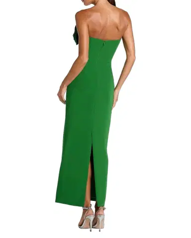 Mac Duggal Floral Embellished Crepe Strapless Maxi Dress | Thumbnail 1