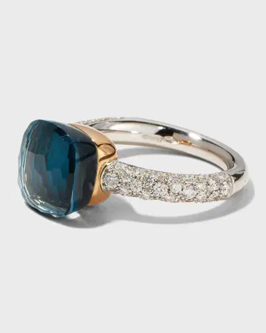 Pomellato Nudo 18K Rose Gold Gemstone and Diamond Ring | Thumbnail 4 Pomellato Nudo 18K Rose Gold Gemstone and Diamond Ring | Thumbnail 4
