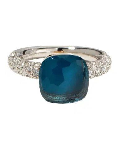 Pomellato Nudo 18K Rose Gold Gemstone and Diamond Ring | Thumbnail 1 Pomellato Nudo 18K Rose Gold Gemstone and Diamond Ring | Thumbnail 1