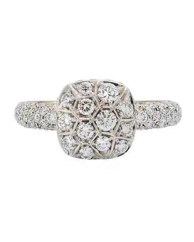 Pomellato Nudo Classic 18K White & Rose Gold Diamond Ring | Thumbnail 1 Pomellato Nudo Classic 18K White & Rose Gold Diamond Ring | Thumbnail 1