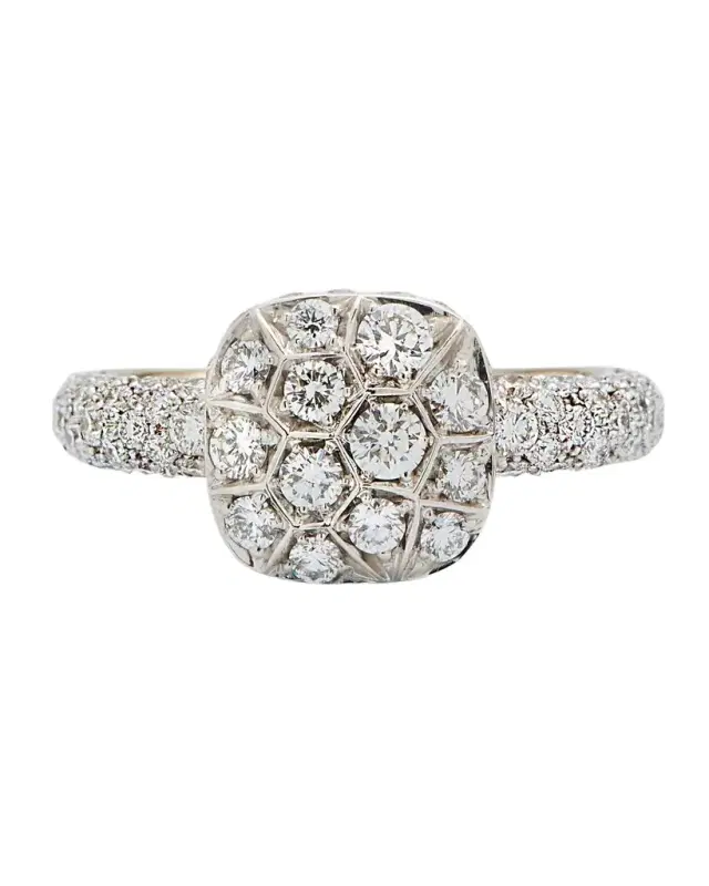 Nudo Classic 18K White & Rose Gold Diamond Ring
