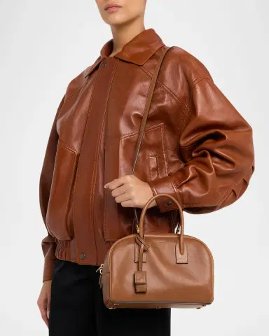 Saint Laurent Sac De Jour Boston Medium Top-Handle Bag in Smooth Leather | Thumbnail 2