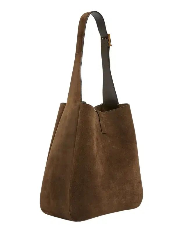 Saint Laurent Le 5 à 7 Large Shoulder Bag in Suede