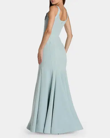 Mac Duggal Embellished Crepe Mermaid Gown | Thumbnail 2 Mac Duggal Embellished Crepe Mermaid Gown | Thumbnail 2