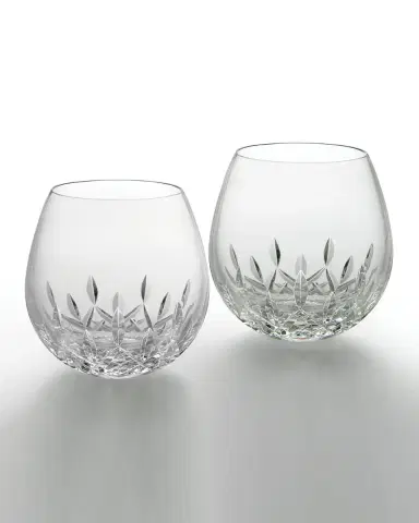 Waterford Crystal Lismore Nouveau Light Red Wine Glasses, Set of 2 | Thumbnail 1 Waterford Crystal Lismore Nouveau Light Red Wine Glasses, Set of 2 | Thumbnail 1