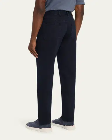 ZEGNA Men's Cotton Slim Fit Five-Pocket Pants | Thumbnail 7