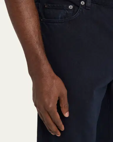 ZEGNA Men's Cotton Slim Fit Five-Pocket Pants | Thumbnail 9