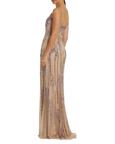 Mac Duggal Evening Sequined Mesh Gown | Thumbnail 1