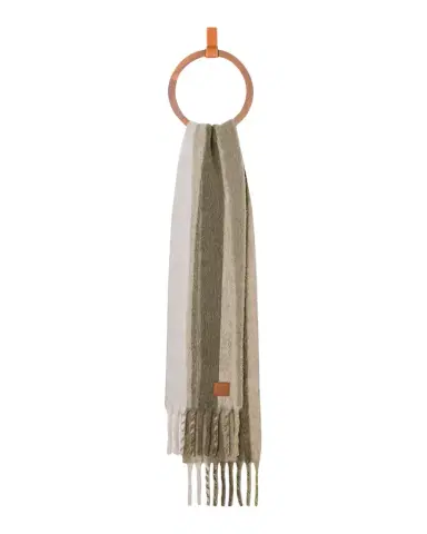 Loewe Alpaca Wool-Blend Jacquard Stripe Scarf | Thumbnail 1