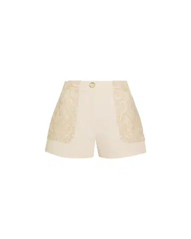 Ramy Brook Hilary Embroidered High-Rise Shorts | Thumbnail 1