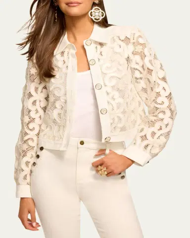 Ramy Brook Sapphire Embroidered Jacket | Thumbnail 4 Ramy Brook Sapphire Embroidered Jacket | Thumbnail 4