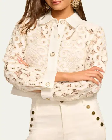 Ramy Brook Sapphire Embroidered Jacket | Thumbnail 5 Ramy Brook Sapphire Embroidered Jacket | Thumbnail 5