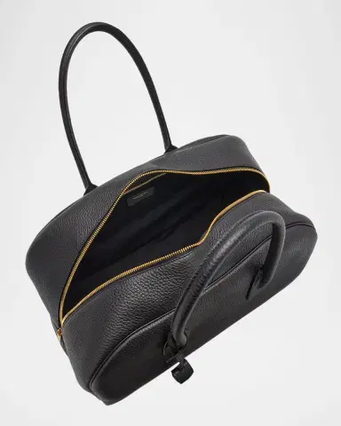 Saint Laurent Sac De Jour Boston Large Top-Handle Bag in Grain Leather | Thumbnail 4 Saint Laurent Sac De Jour Boston Large Top-Handle Bag in Grain Leather | Thumbnail 4